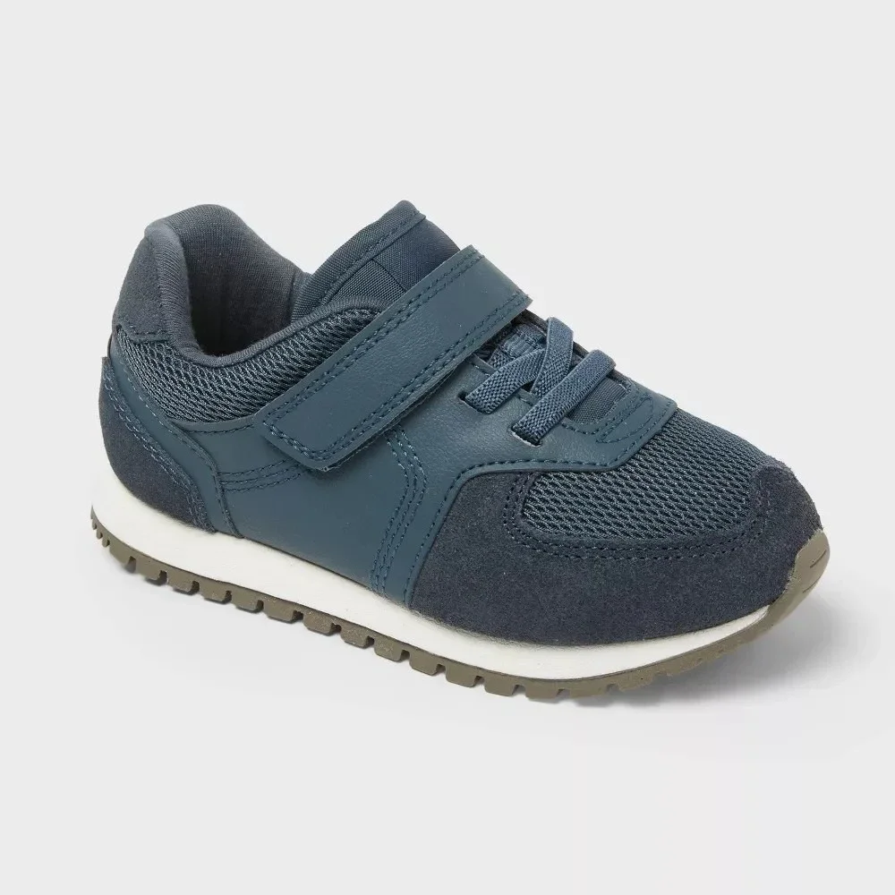 Toddler Boy Samson Retro Sneakers by Cat & Jack Navy Size 11 New With Tags